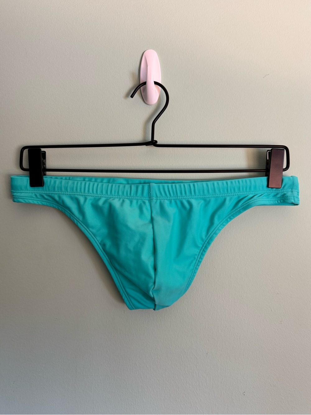 Men’s Coyote Classic Swim Thong in Teal - Size Medium (31-32)